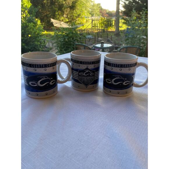 VTG 2005 Set of 3 Orange County Choppers Mugs Ceramic 3.75 in Coffee Biker EUC - Picture 5 of 16